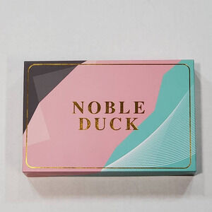 Noble Duck Face Massager Rollers Set Jade Rose Quartz Set Of 2 In Box